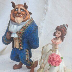 Disney Wedding Belle, Beauty and the Beast Figurines, Couture de Force Enesco